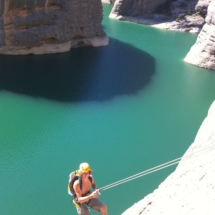 Sierra de Guara Canyon rappel 2